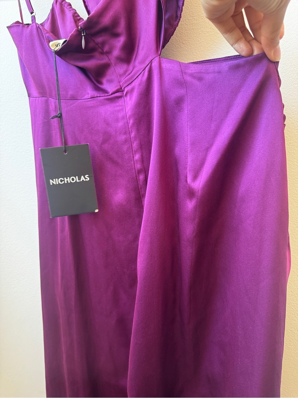 NICHOLAS Leila Dress in Dark Plum REVOLVE NEW - Picture 9 of 13